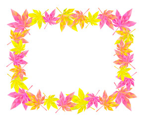 ポリゴンフレーム　もみじ4