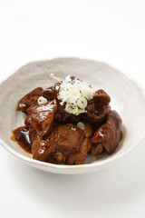 鶏レバーの生姜煮