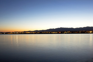 Sunrise over Lake Havasu City Arizona