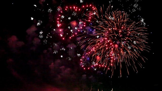 Firework pyrotechnic show
