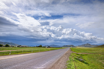 summer mountain landscape
