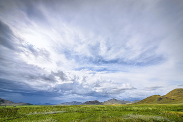 summer mountain landscape