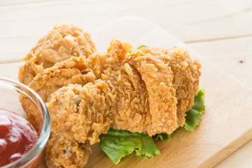fried crispy chicken