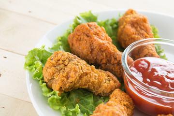 fried crispy chicken