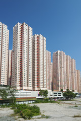 Residential buildings in Hong Kong