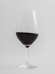 Red wine in Wineglass