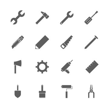 tool icons set