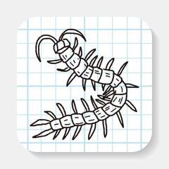 Centipede doodle