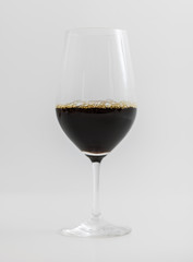 Coffee in Wineglass