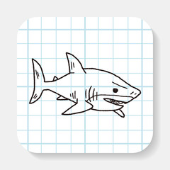 Shark doodle