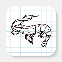 Shrimp doodle