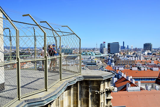 Aussichtsterrasse am Nordturm des Wiener Stephansdomes