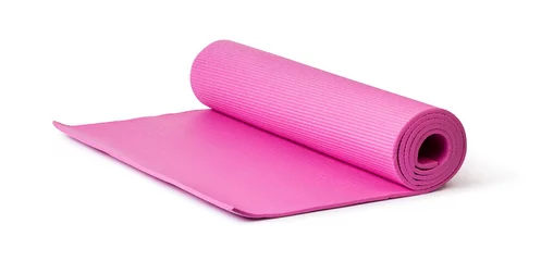 Foto op Plexiglas Pink Yoga Mat © Gresei