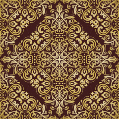 Damask Seamless Vector Pattern