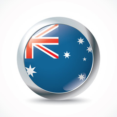 Australia flag button