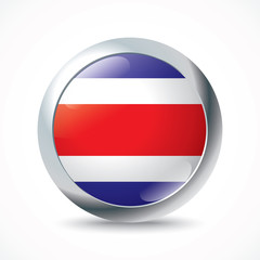Costa Rica flag button