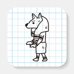 egypt god doodle