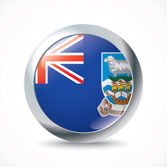 Falkland Islands flag button