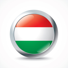 Hungary flag button