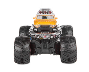Big truck toy. Front view. © indigolotos
