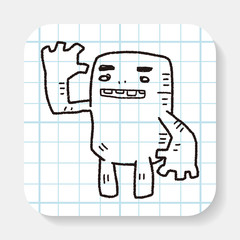 monster doodle
