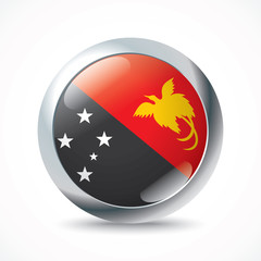 Papua New Guinea flag button