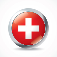 Switzerland flag button