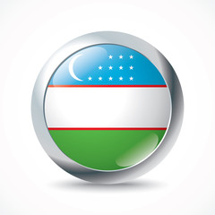 Uzbekistan flag button