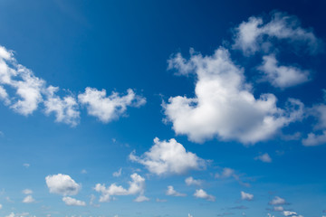 blue sky and cloud