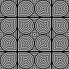 Design seamless monochrome geometric pattern