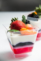  Blueberry Cream Cheese cake on white