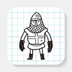 knight doodle