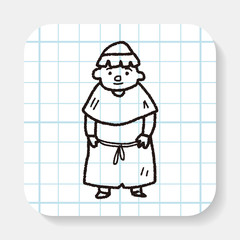 medieval people doodle