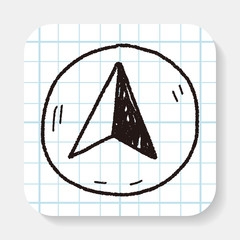GPS arrow doodle