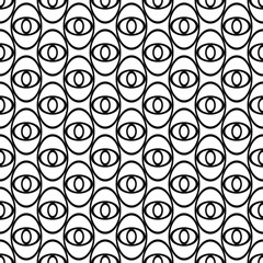 Monochrome ellipse repeat pattern