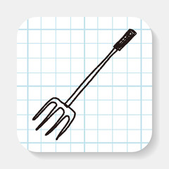 fork doodle