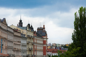 Fototapeta na wymiar mansion - herrschaftlicher Wohnsitz, Karlsbad, Karlovy Vary