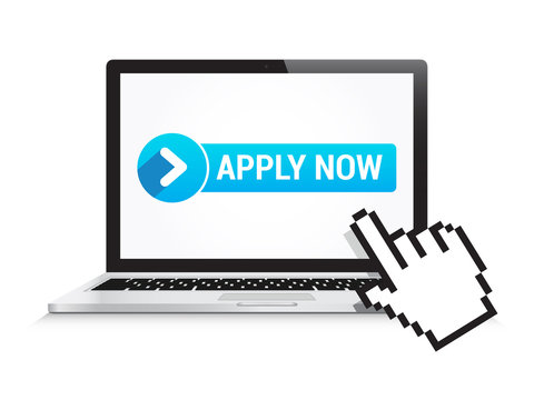 Laptop Apply Now Button