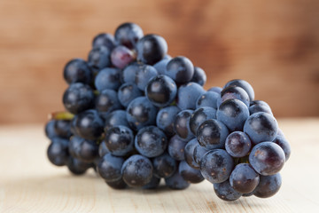 Blue grape cluster