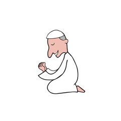Muslim man pray