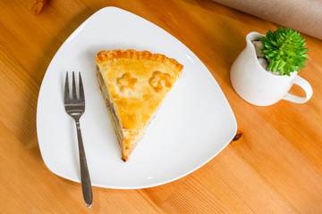 piece of coconut pie