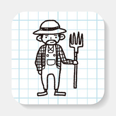 farmer doodle