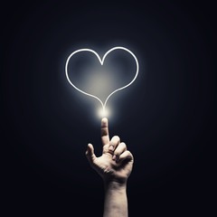 Heart beating