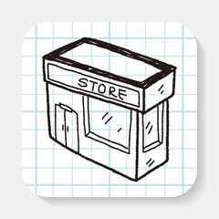 shop store doodle drawing