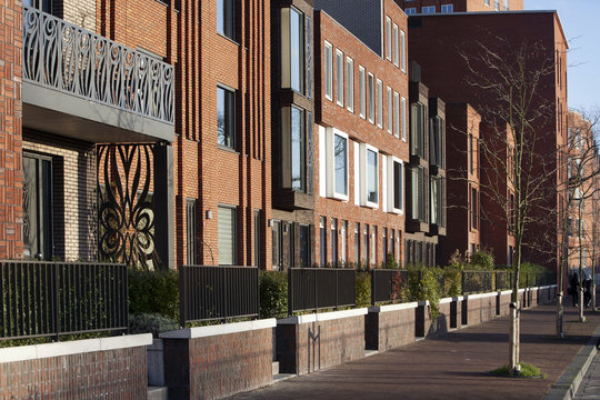 Residential district Crooswijk in Rotterdam, the Netherlands