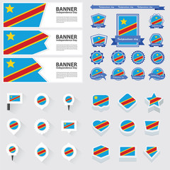 the democratic republic of the congo independence day, infograph