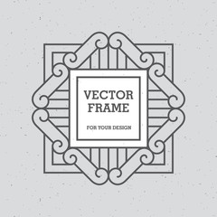 Single Mono Line Frame