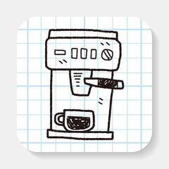 coffee machine doodle