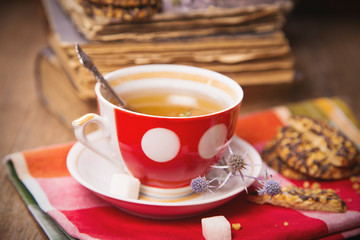 tea with cookies