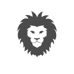 Obraz na płótnie Canvas Lion face logo emblem template for business or t-shirt design